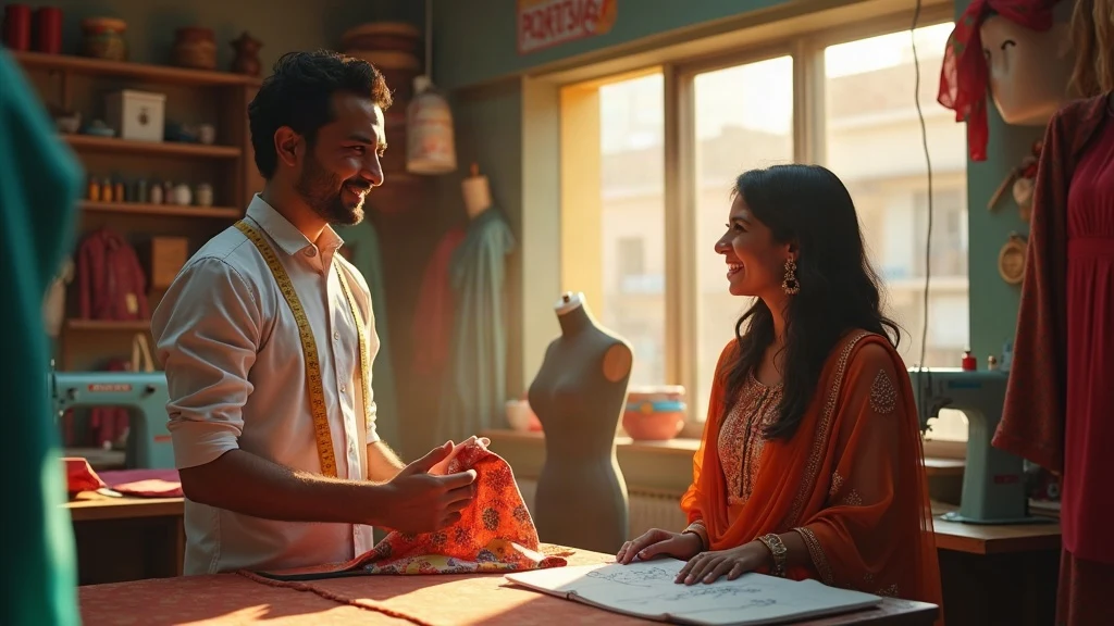 Bombay Tailors Hum TV cast Ali Ansari Anika Zulfikar tailor shop comedy drama scene