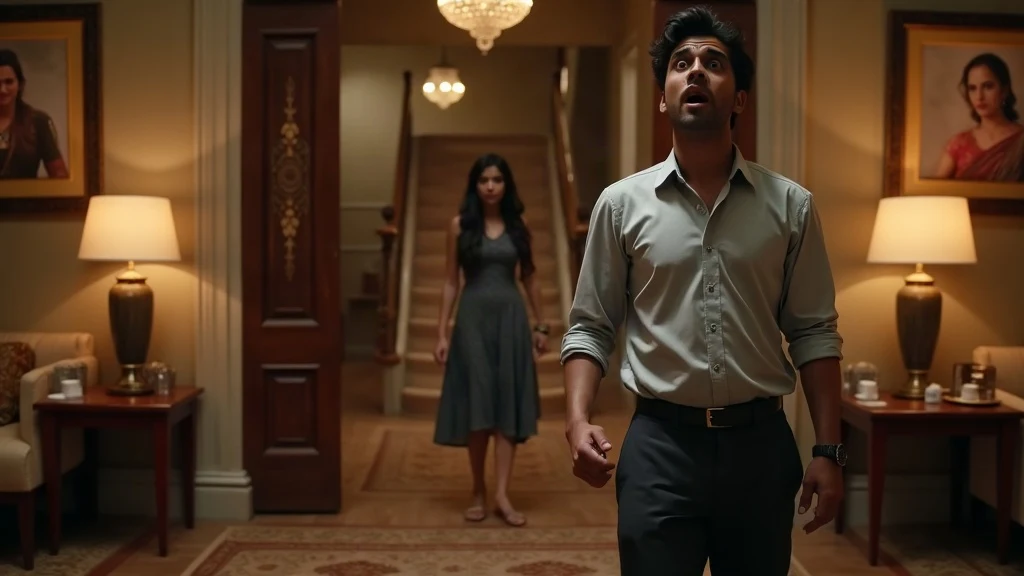 ghkkpm written update scene with Neil spotting Savi and Ridhi escaping amid family drama